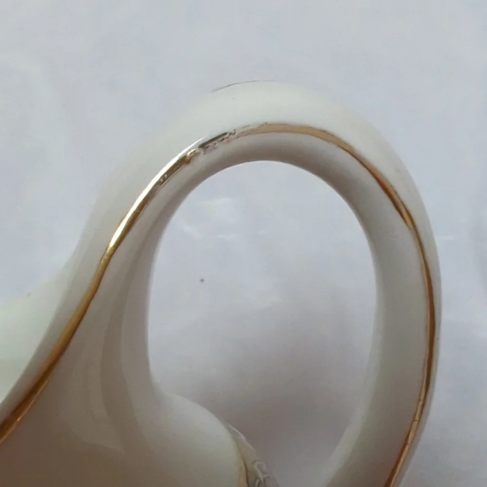 Antique 1890's John Maddox & Sons Porcelain Royal Vitreous Gravy Boat & Plate